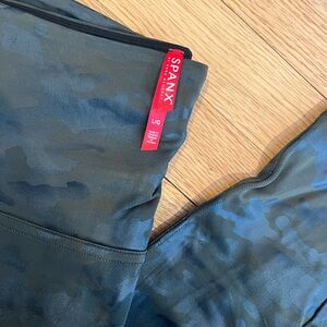 Spanx Faux Leather Camo Legging